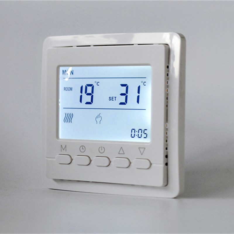 电地暖温控器电暖炕电热膜开制碳晶墙暖控8器4关5通讯水地暖T9300