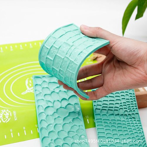 陶艺树皮印花模新款纹路模板砖墙木材石材拓印模具陶艺肌理工具