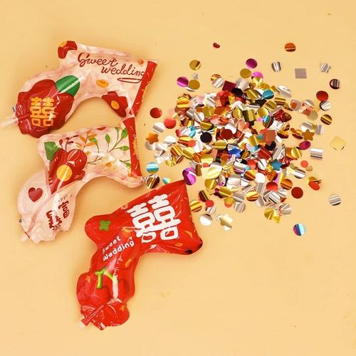 结婚礼炮充气小礼花枪礼筒炮创意婚礼接亲手持喷花枪婚庆用品大全