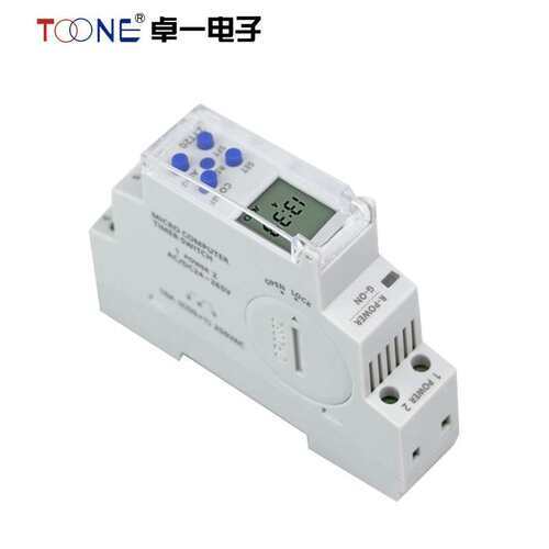 卓一ZYT20电源循环时间电子微电脑时控开关控制定时器24V220V薄