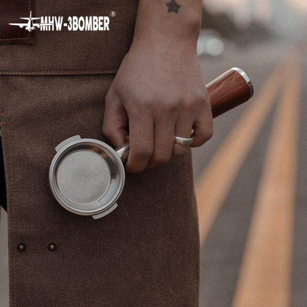 MHW-3BOMBER轰炸机 无底手柄 惠家WPM意式咖啡机实木把手专用配件