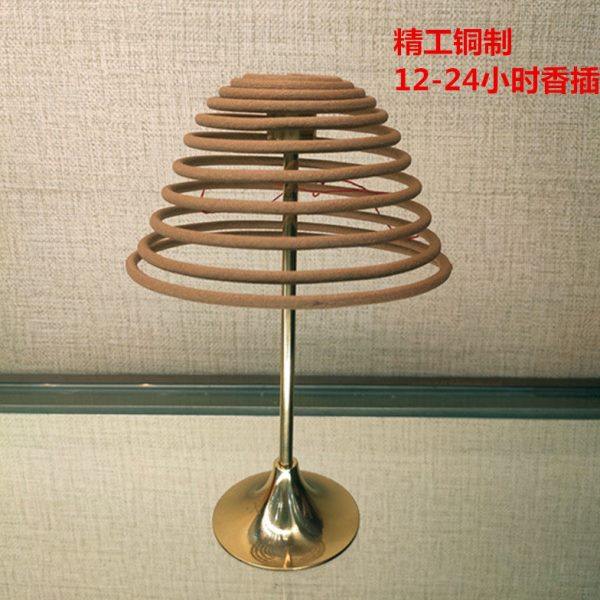 高档纯铜粉金色盘香香插12小时24小时檀香熏香支架香炉配件香托,家居饰品,香托/香盘/香座/香插,淘宝优惠券,粉丝福利购,淘宝优惠卷