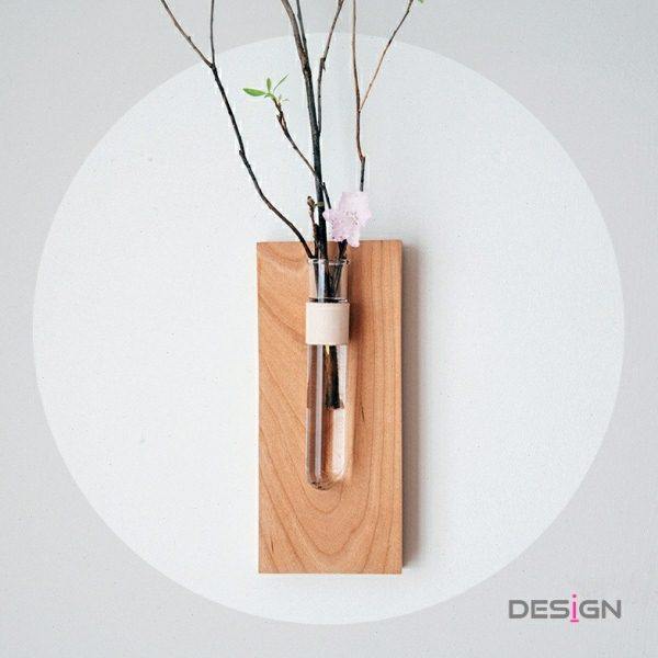 寄然实木壁挂花器可水培花瓶墙面装饰挂件免打孔禅意日式插花花插,家居饰品,壁饰,淘宝优惠券,粉丝福利购,淘宝优惠卷