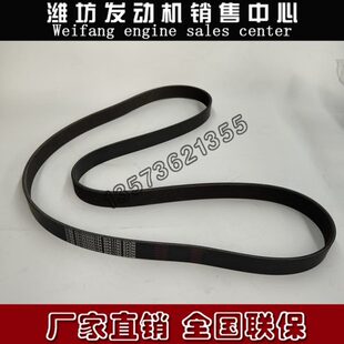 潍柴博杜安6M33柴油发动机张紧轮皮带331003000154多楔带8PK1780