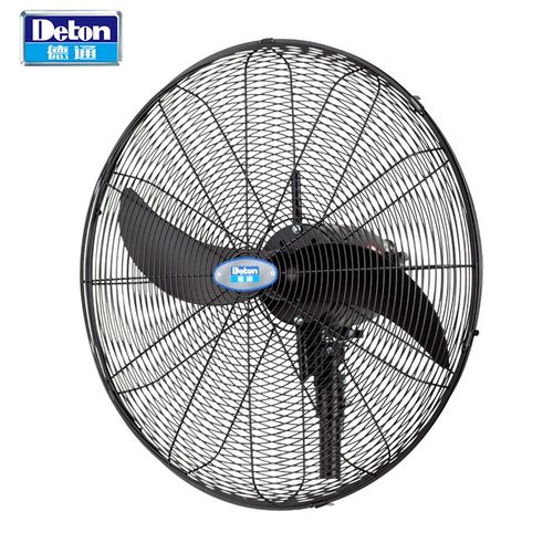德通强力工业风扇壁挂扇调速挂墙式大功率摇头牛角电风扇DF750-4