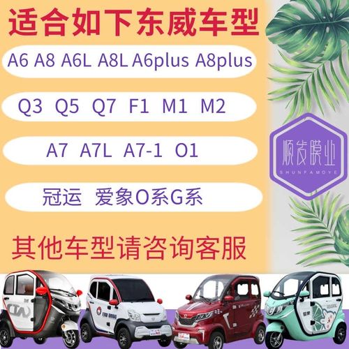 东威电动三轮车四轮车免裁剪玻璃膜爱象太阳膜防爆膜隔热膜防晒膜