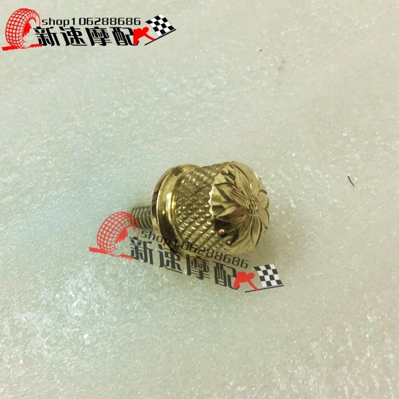 哈雷改装883/1200-48黄铜雕花后座螺丝后挡泥瓦螺丝