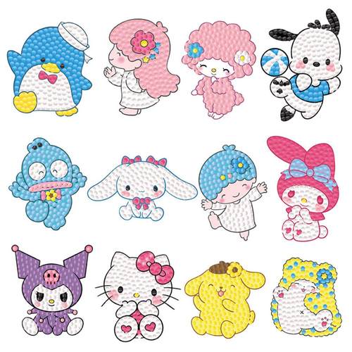 儿童卡通钻石贴画DIY益智玩具