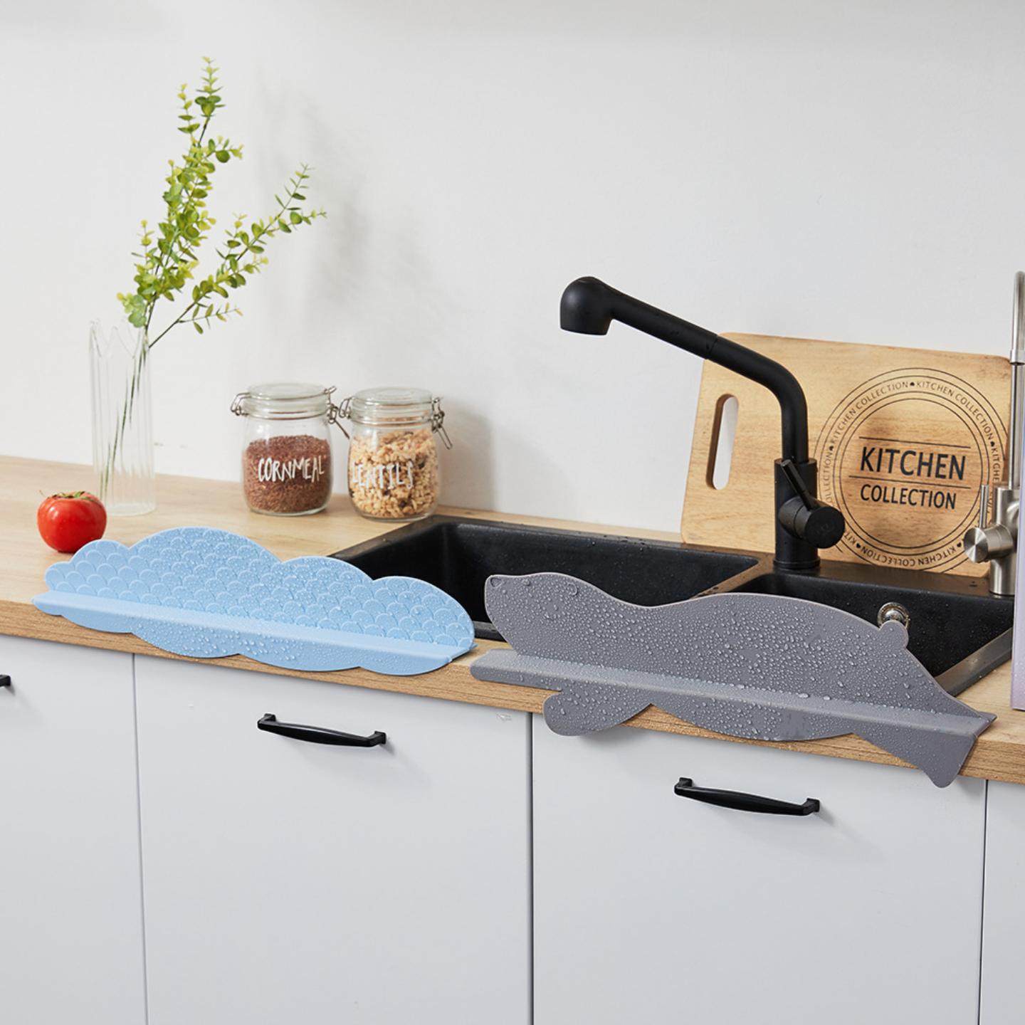 韩式水槽挡水板厨房水池防溅水条洗碗池隔水板台面硅胶吸盘挡板,厨房/烹饪用具,厨房挡水板/挡水条,淘宝优惠券,粉丝福利购,淘宝优惠卷