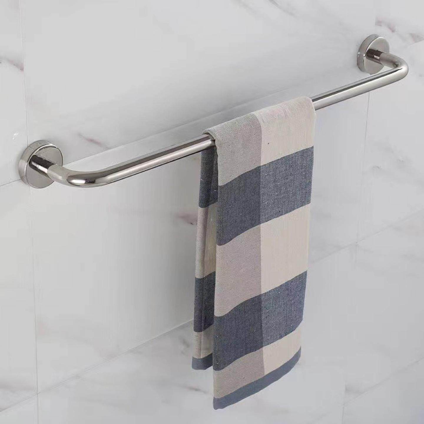 特厚不锈钢毛巾架卫生间免打孔挂墙式毛巾杆浴室毛巾浴巾挂架,家庭/个人清洁工具,毛巾挂/毛巾架,淘宝优惠券,粉丝福利购,淘宝优惠卷