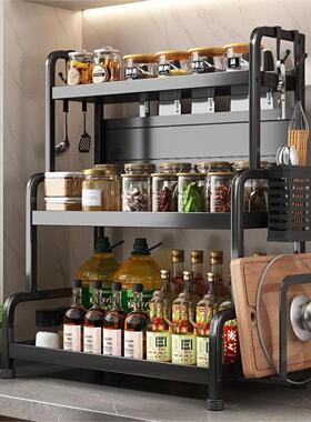 厨房多功能调料置物架筷刀架台面调味料收纳用品多层架子