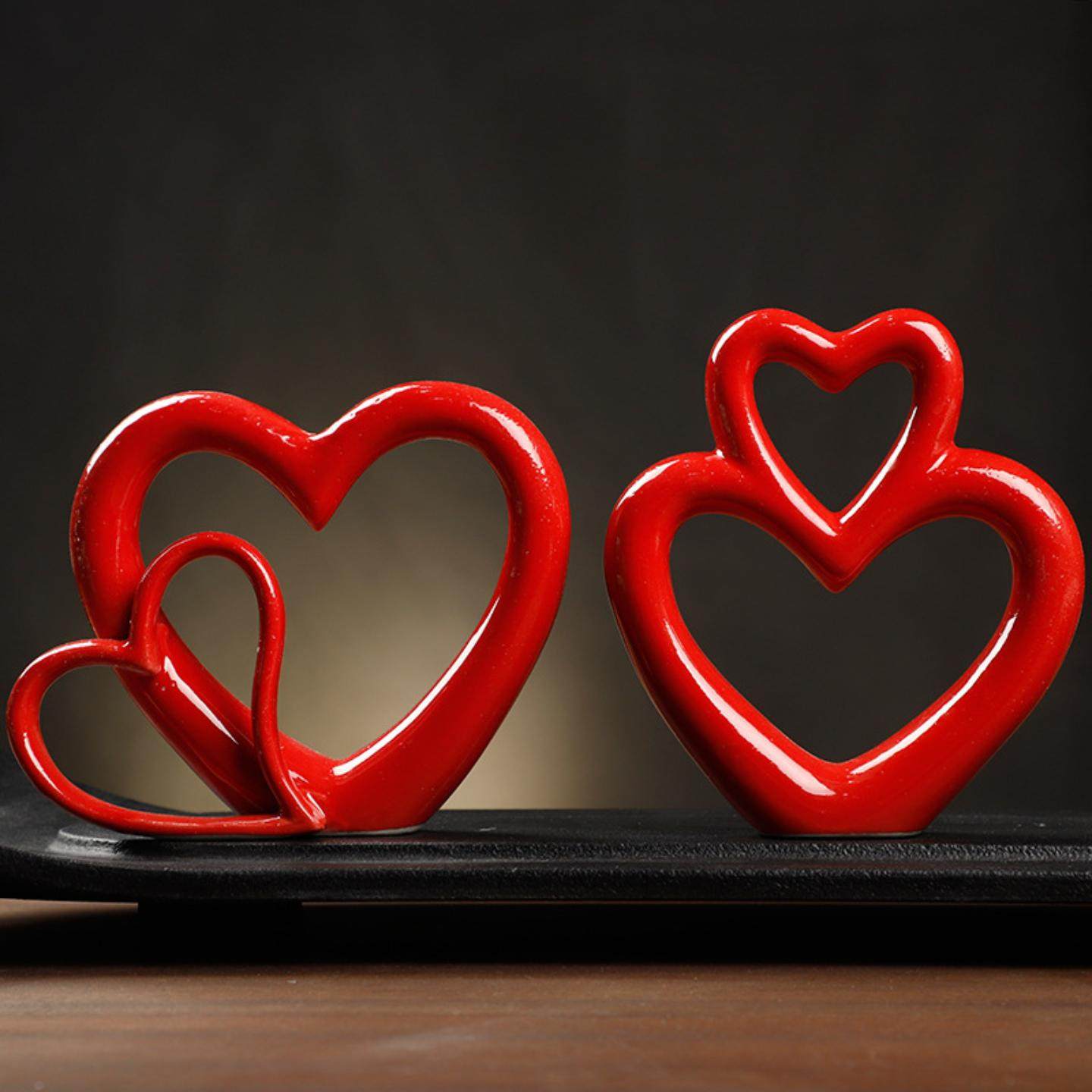 新款爱心摆件工艺品办公室桌面禅意花器酒店盘饰菜品点缀插花花瓶,家居饰品,餐桌花艺,淘宝优惠券,粉丝福利购,淘宝优惠卷