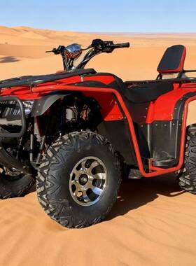 新款00cc沙滩车全地形四轮越野车山地车自动挡无级变速电动车