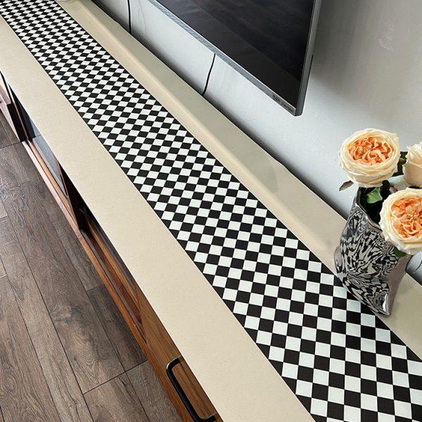 【皮革电视柜垫】防水防油隔热免洗法式高端餐桌垫茶几桌布奶油风,居家布艺,茶几垫,淘宝优惠券,粉丝福利购,淘宝优惠卷