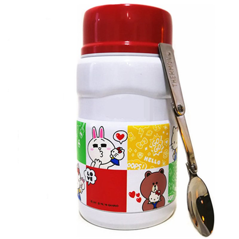 真空不锈钢焖烧杯卡通保温罐 KT猫大肚杯饭盒汤壶粥桶SK-3000