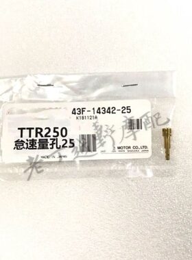 TT250R【RAID】化油器怠速量孔24#