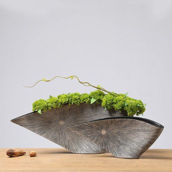 意式极简艺术轻奢花瓶摆件树脂电视柜客厅酒柜玄关高级家居装饰品,家居饰品,花瓶,淘宝优惠券,粉丝福利购,淘宝优惠卷