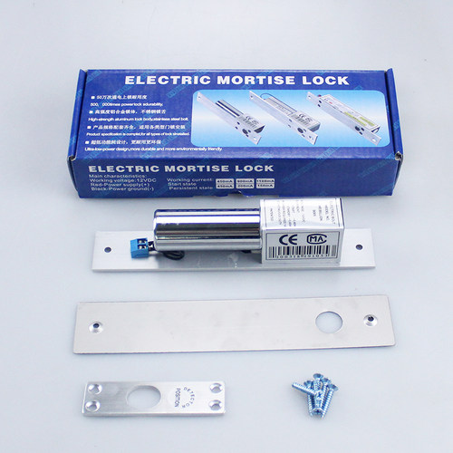 2线电插锁 门禁电插锁 单门电插锁玻璃门锁低温延时电插锁门禁锁