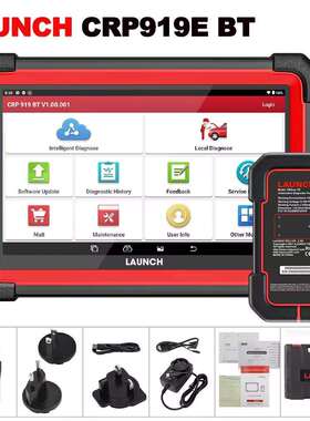 X431 CRP919E/BT汽车诊断工具OBD2 ECU编码CANFD DOIP 31+重置