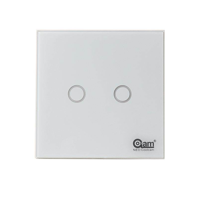 Coolcam Z-Wave Light Switch EU 2Gang 欧规2路灯控Z-Wave系列