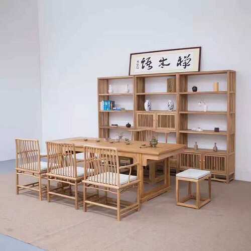 实木茶台 茶桌椅组合仿古简约功夫茶几 实木新中式喝茶泡茶桌