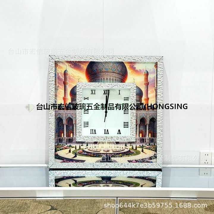 美式欧式复古 创意时钟金属铁艺罗马挂钟 客厅装饰壁挂钟表古典风