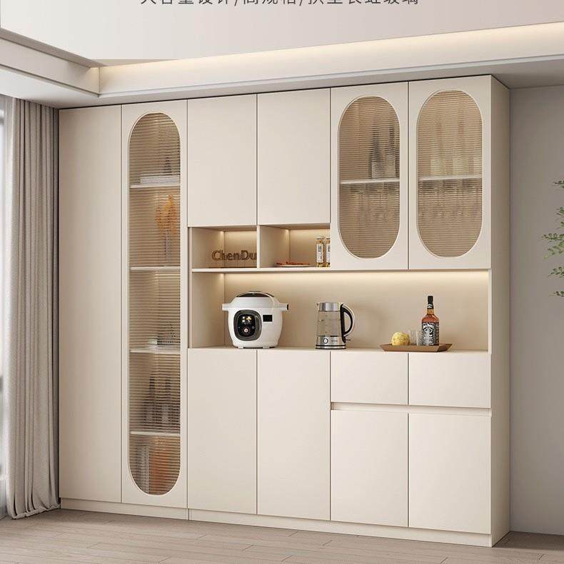 居知木奶油风餐边柜高柜靠墙一体置物架客厅展示柜现代简约酒柜,玩具/童车/益智/积木/模型,毛绒/玩偶/公仔/布艺类玩具,淘宝优惠券,粉丝福利购,淘宝优惠卷