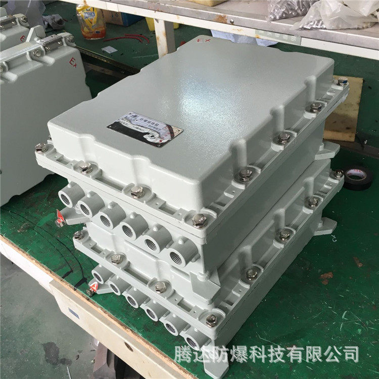 乐清腾达bjx工厂压铸铝防爆接线箱400*500配电控制柜明装端子箱
