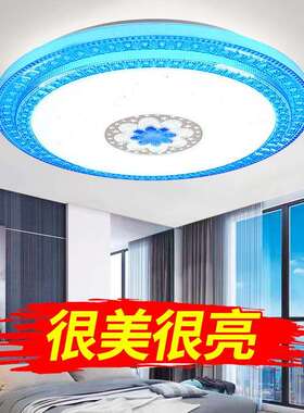 圆形led吸顶灯卧室灯新款客厅灯具简约现代家用餐厅阳台房间灯饰
