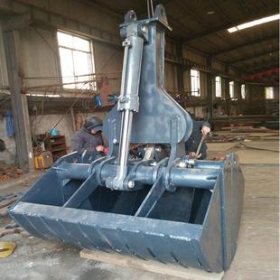 火车厢铲煤液压抓斗晟旭码头装卸货装沙斗河道清淤斗抓斗机