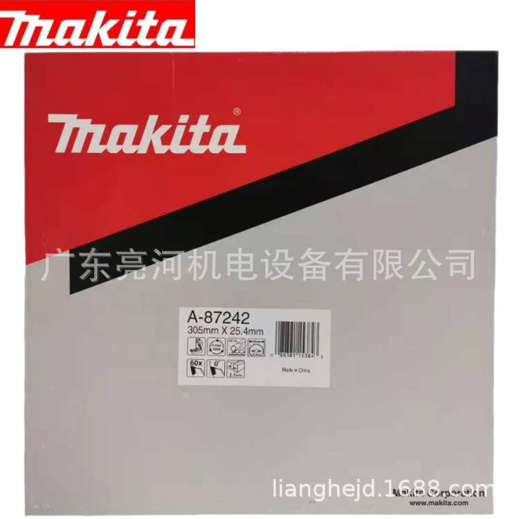 makita牧田 A-87242 合金圆锯片软钢用LC1230使用305*60*25.4*2.1