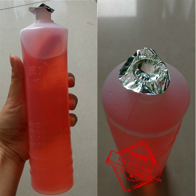 车力通用高纯度电瓶铅酸补充液三统车电动车叉轮汽车蓄电池蒸馏水