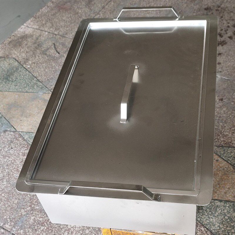摆摊油炸锅定做加厚不锈钢内锅炸鸡柳锁骨油条丸子长方形摆地摊锅