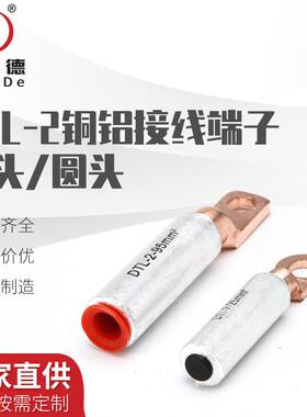 DTLY DTLF出口型方圆头铜铝接线端子DTLY DTLF电缆线鼻子 铜铝鼻