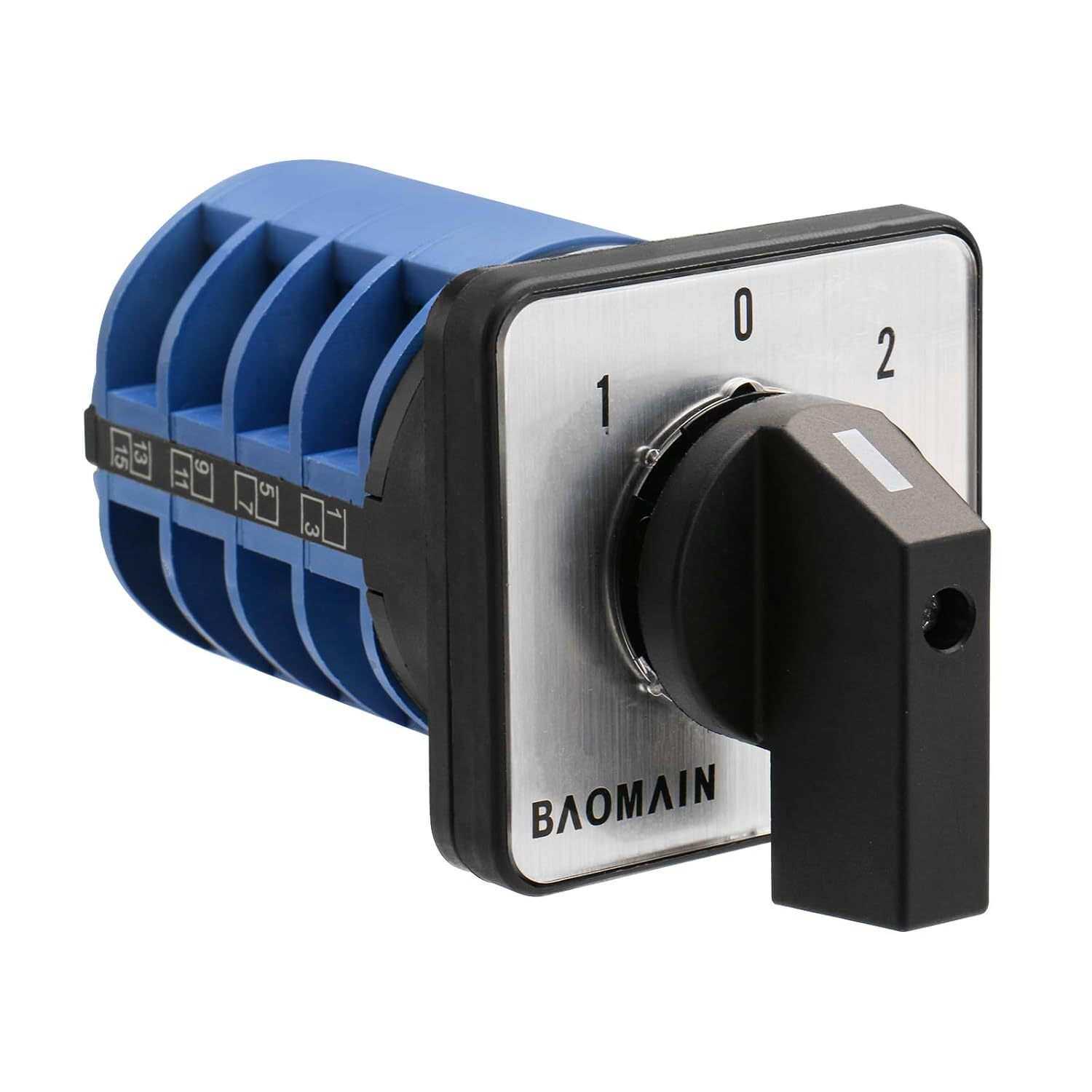 Baomain 40A Rotary Cam Changeover Switch AC 660V 3 Positions