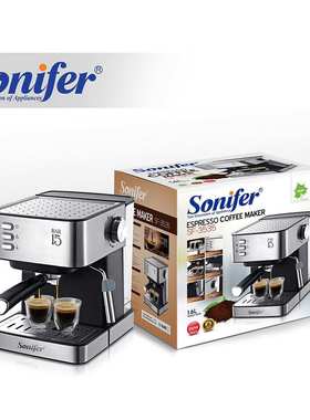 Sonifer 咖啡机家用小型意式咖啡机coffee maker SF-3535