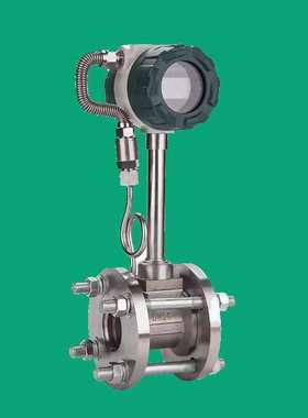 LUGB涡街流量计数显智能污水蒸汽量表气体天然气空气管道式传感器