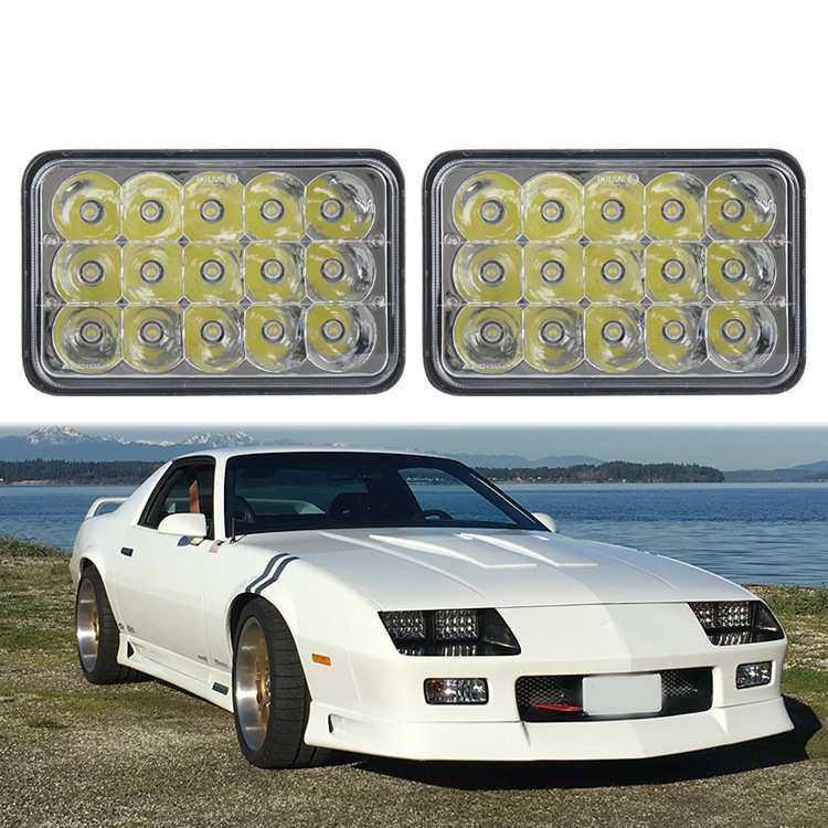 4X6远近光卡车灯 LED方灯 改装车越野车头灯 45W灯杯款工作灯超亮,模玩/动漫/周边/娃圈三坑/桌游,模型制作工具/辅料耗材,淘宝优惠券,粉丝福利购,淘宝优惠卷