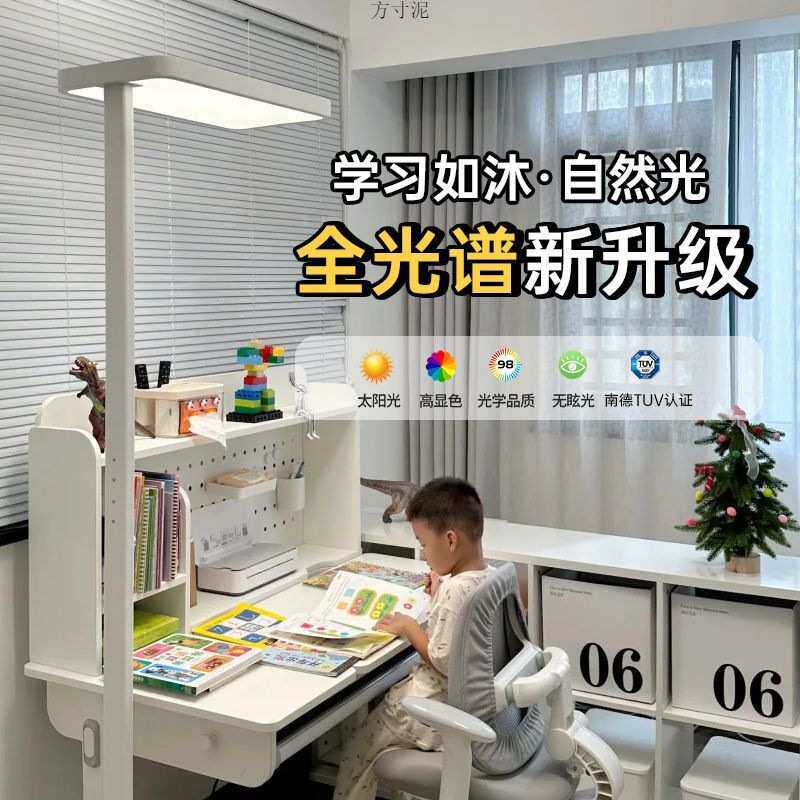 2025新款大路灯儿童落地立式台灯全光谱作业书桌专用防近视教室阅
