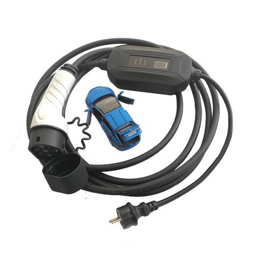 16A Single-phase European standard AC mode 3 EV charger gun