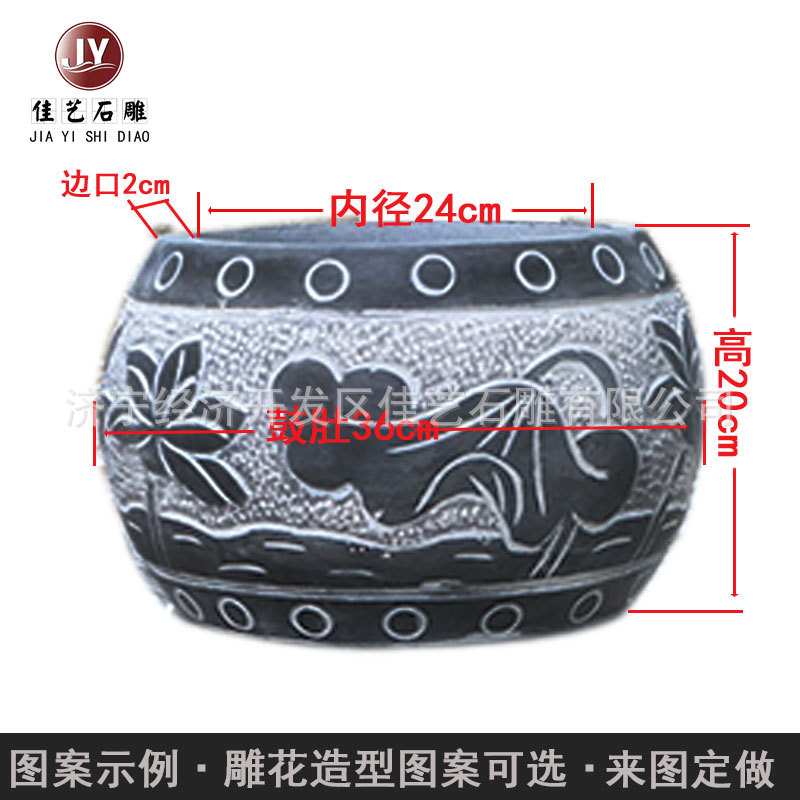 青石仿古石柱礅柱顶石厂 传统錾道柱基石柱脚 木柱底座柱础石商家