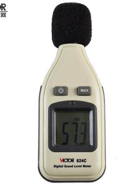 胜利原装VC824C数字式噪音计声级计音量计分贝仪VC824噪声计测试