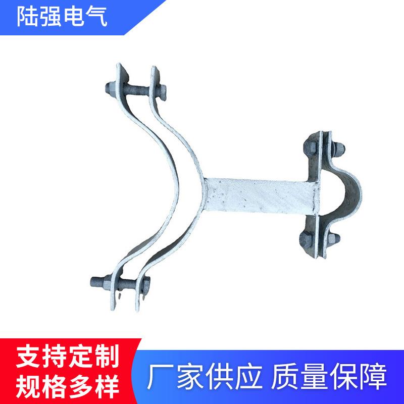 60*300电缆固定支架 电线杆成套铁件卡箍抱箍 建筑电缆固定支架