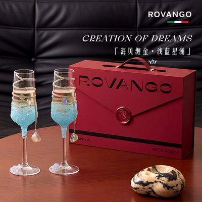 ROVANGO设计师款原创玻璃香槟杯