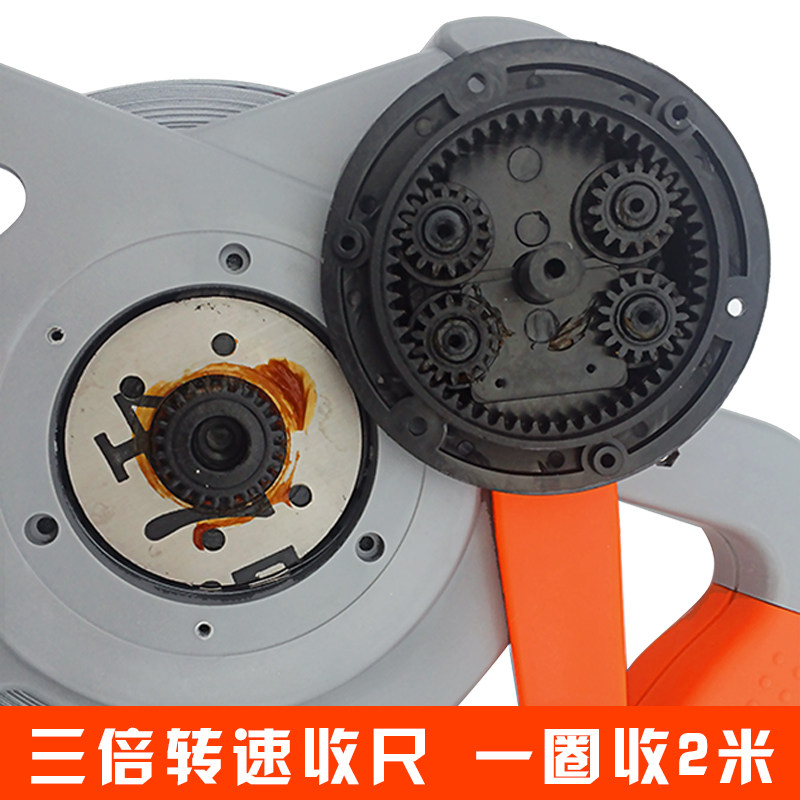 雄狮防水不生锈钢卷尺子100米/30m/50米尺刚卷尺高精度工程大卷尺