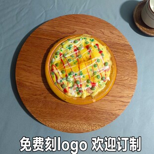 烤肉店原切鲜肉拼盘火锅木盘子五花肉刺身摆盘生肉涮肉圆木墩砧板