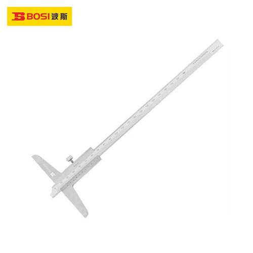 波斯工具（BOSI TOOLS）不锈钢深度游标卡尺0-200mm BS151200