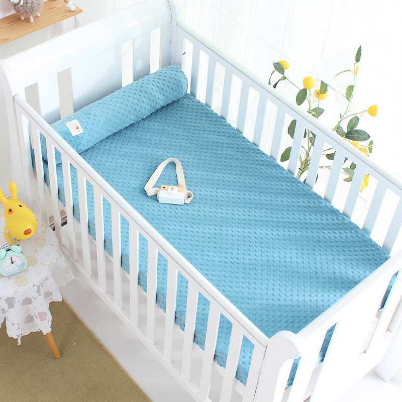 婴儿床床笠纯棉宝宝新生儿秋冬加厚豆豆绒床罩儿童拼接床床单,3C数码配件,摄像机配件,淘宝优惠券,粉丝福利购,淘宝优惠卷