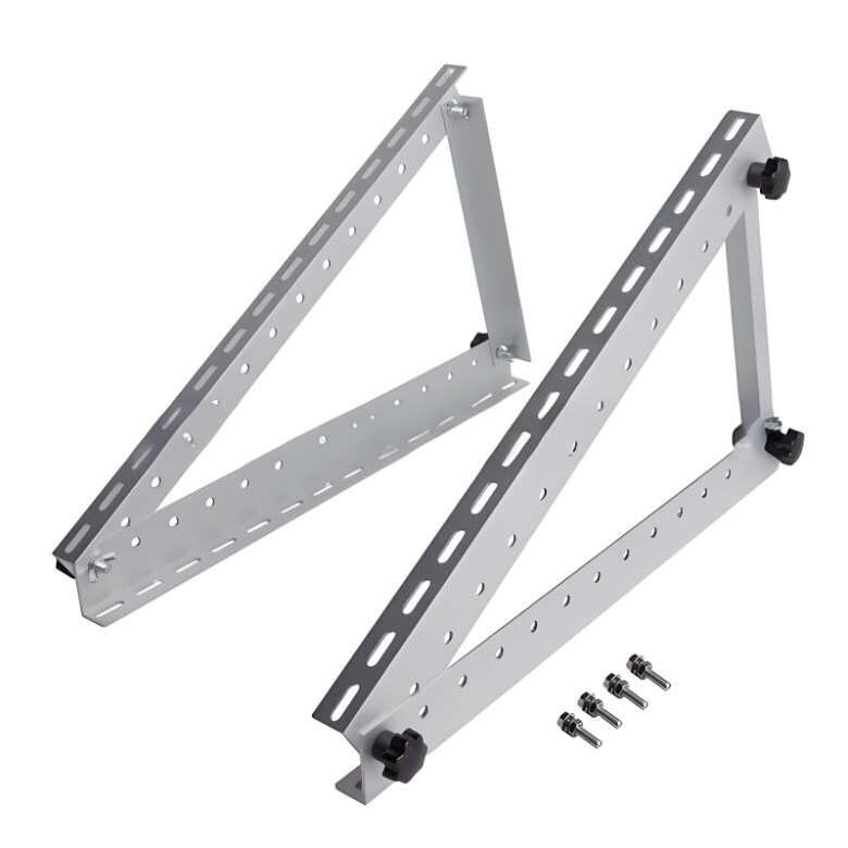简易安装屋顶地面可用便携式支架 电池板横摆安装光伏支架