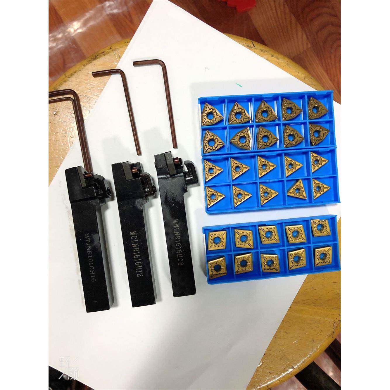 刀杆套装刀杆MTJNR+MWLNR+MCLNR各一支+TNMG+WNMG+CNMG刀片3盒